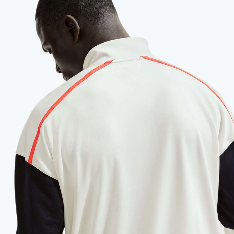 Bluză de tenis pentru bărbați Nike Court Heritage sail/turf orange 5