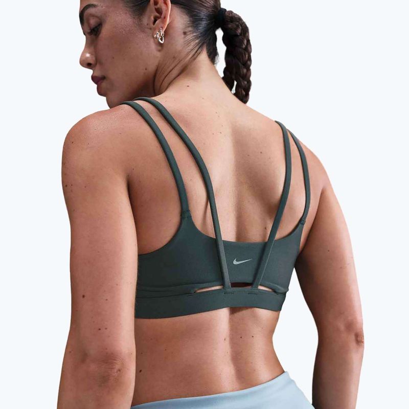 Sutien de antrenament Nike Zenvy Strappy seaweed/white 4