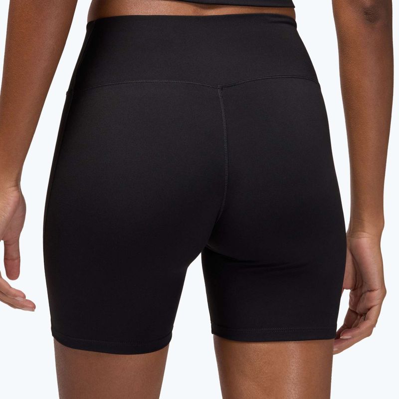 Pantaloni scurți de damă Jordan Sport Dri-Fit High Waisted 6" negru/alb 3