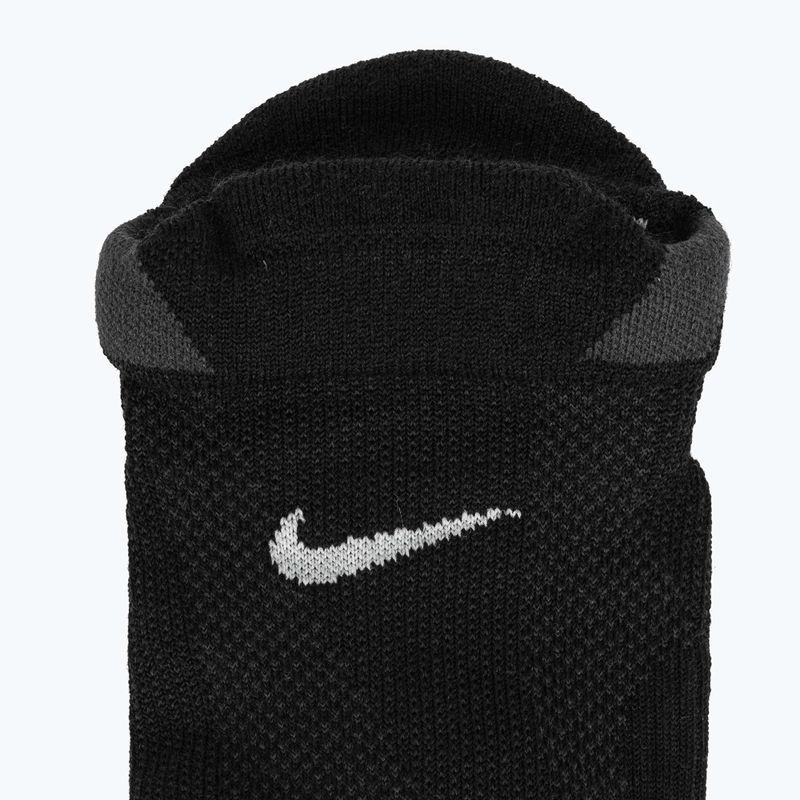 Șosete Nike Running No-Show Wool black/dark smoke grey/light smoke grey 3