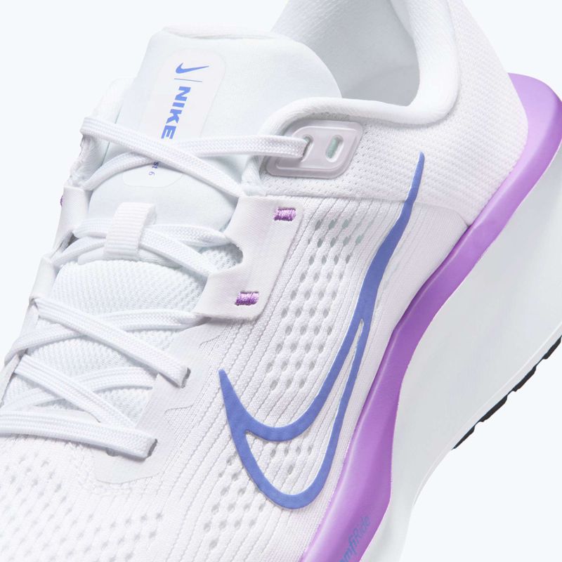 Încălțăminte de alergare pentru femei Nike Quest 6 white/black/bright violet/sapphire 9