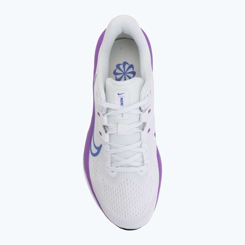 Încălțăminte de alergare pentru femei Nike Quest 6 white/black/bright violet/sapphire 5