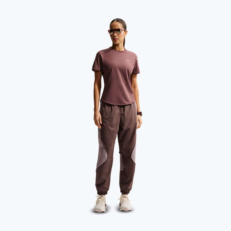 Pantaloni de alergare pentru femei Nike Swift UV Repel Mid-Rise tattoo/light violet ore 2