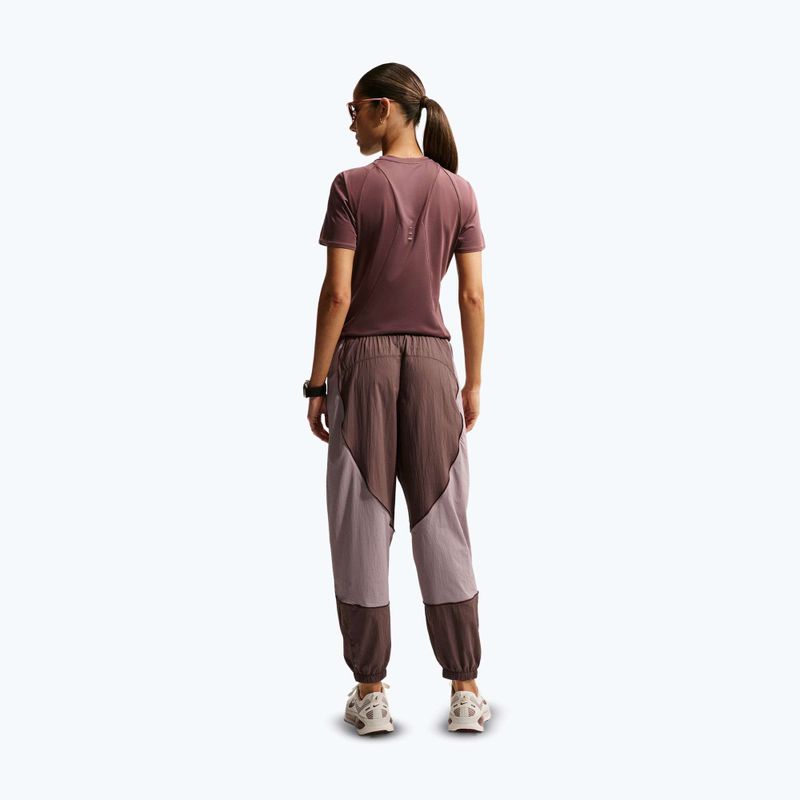 Pantaloni de alergare pentru femei Nike Swift UV Repel Mid-Rise tattoo/light violet ore 3