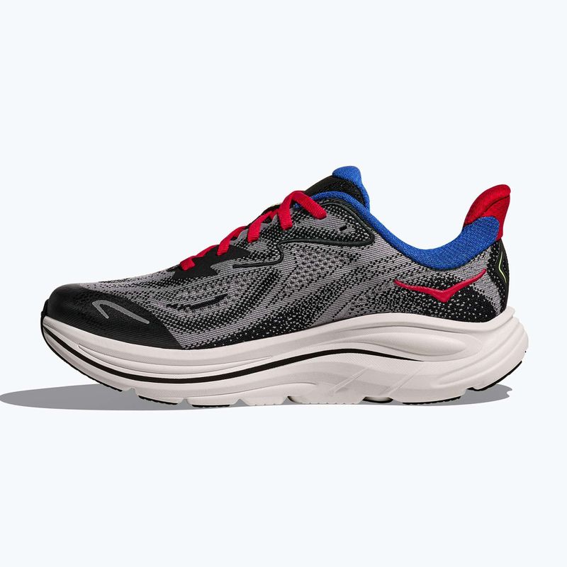 Încălțăminte de alergare pentru copii HOKA Clifton 10 foggy grey/black 3