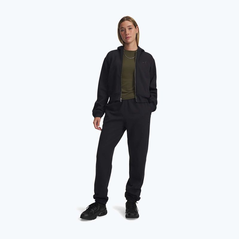 Pantaloni de antrenament pentru femei Under Armour Icon Vida Fleece Jogger black/black 2