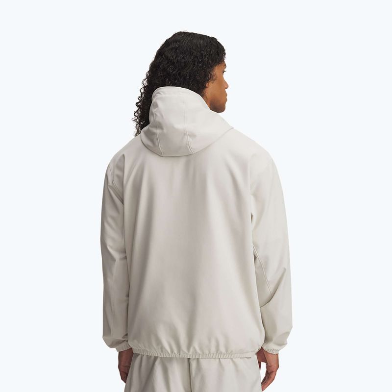 Bluză pentru bărbați Under Armour Unstoppable Woven Hoodie summit white/white 3