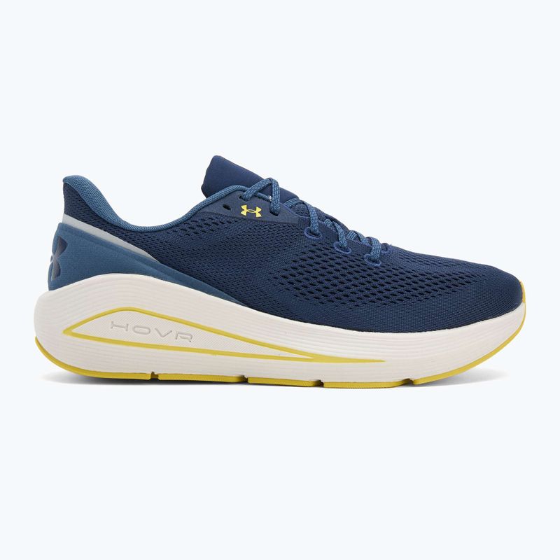 Încălțăminte de alergare pentru bărbați Under Armour Sonic 7 washed navy/nu blue/yellow shade 2
