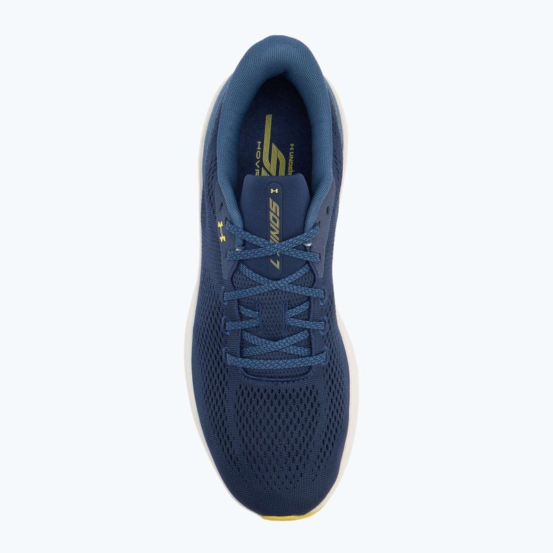 Încălțăminte de alergare pentru bărbați Under Armour Sonic 7 washed navy/nu blue/yellow shade 5