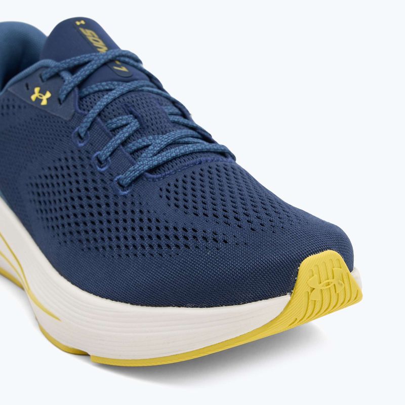 Încălțăminte de alergare pentru bărbați Under Armour Sonic 7 washed navy/nu blue/yellow shade 7