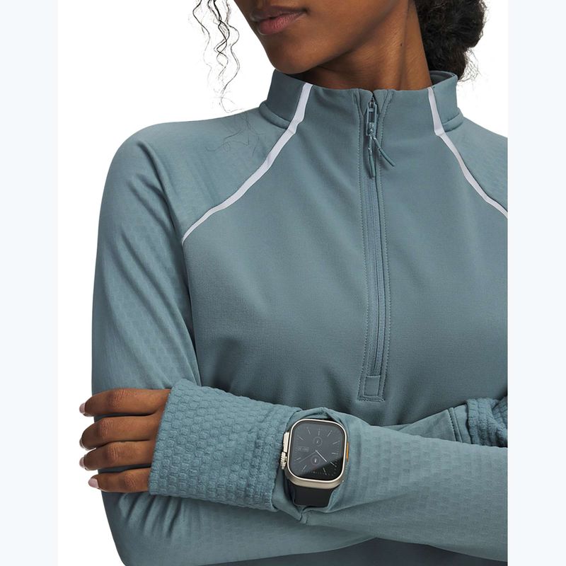 Bluză de alergare pentru femei Under Armour Pro Half Zip jasper blue/reflective 3