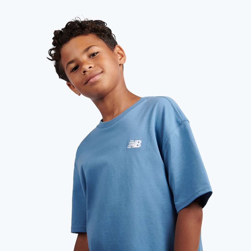 Tricou pentru copii New Balance Jersey Small Logo Tee shoreline blue 5