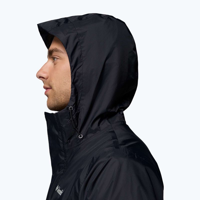 Geacă de ploaie pentru bărbați Columbia Pouring Adventure III black/city grey 6
