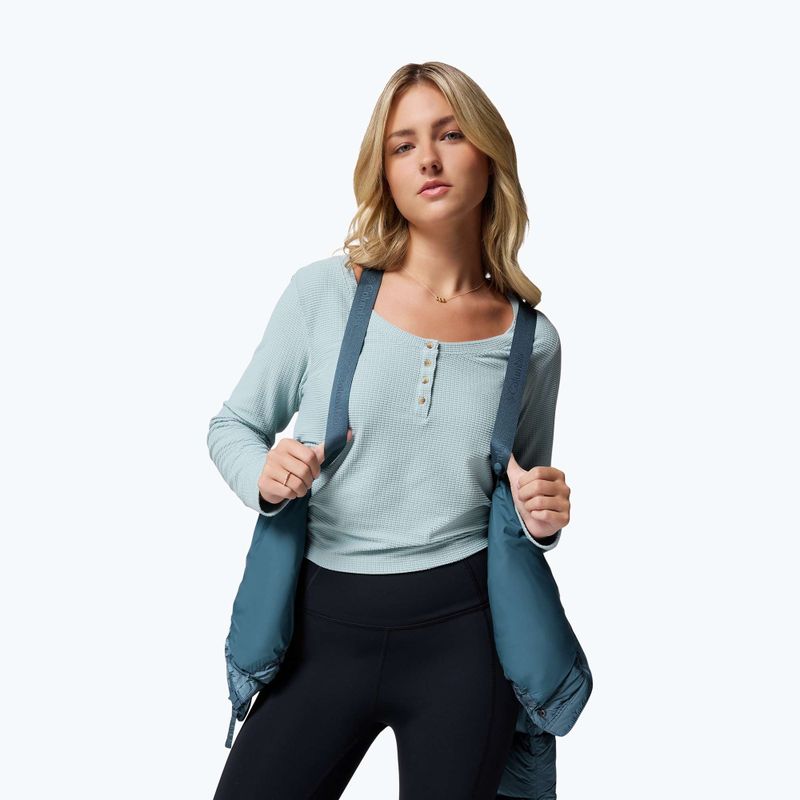 Geacă cu puf pentru femei Columbia Amaze Puff Hooded everblue high shine 10