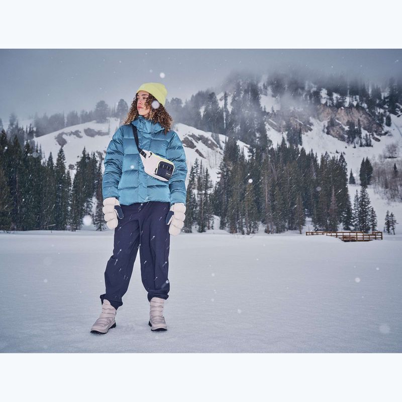 Geacă cu puf pentru femei Columbia Amaze Puff Hooded everblue high shine 14