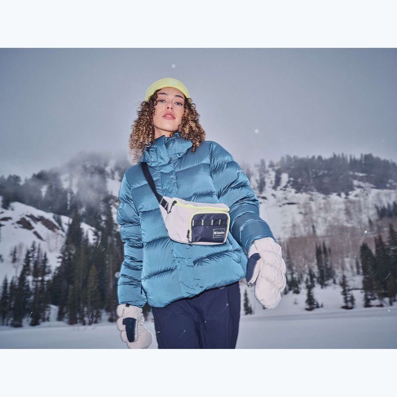 Geacă cu puf pentru femei Columbia Amaze Puff Hooded everblue high shine 16