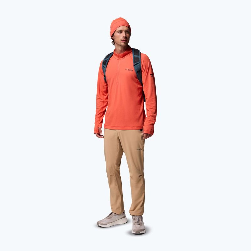 Bluză pentru bărbați Columbia DriVenture Half Zip zing/white 2