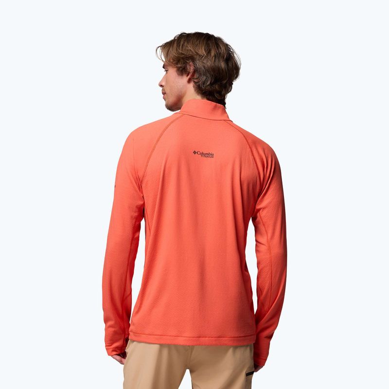 Bluză pentru bărbați Columbia DriVenture Half Zip zing/white 3