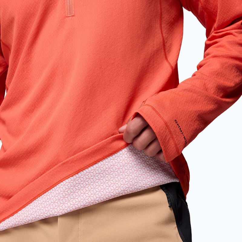 Bluză pentru bărbați Columbia DriVenture Half Zip zing/white 8