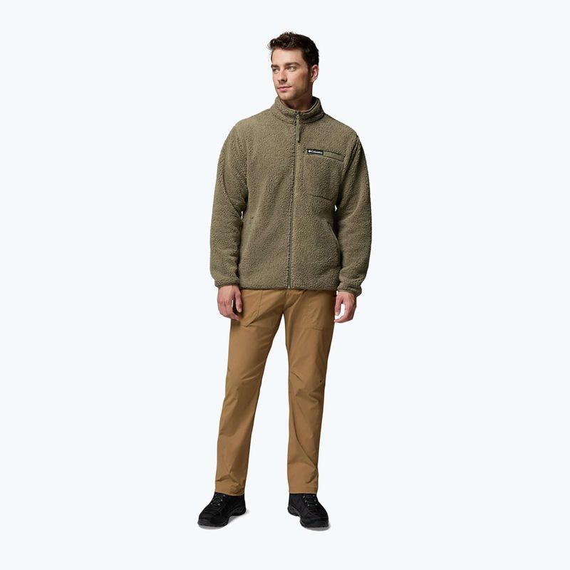 Bluză pentru bărbați Columbia Rugged Ridge High Pile Full Zip stone green 2
