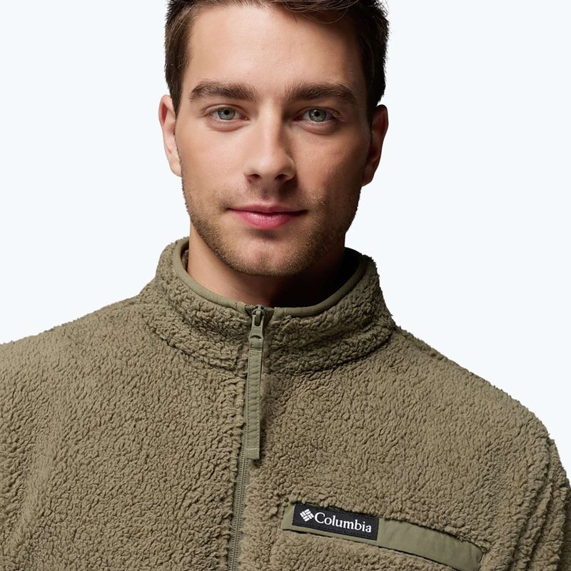 Bluză pentru bărbați Columbia Rugged Ridge High Pile Full Zip stone green 5