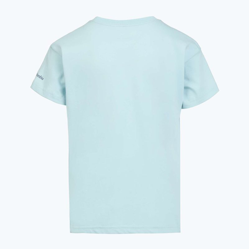 Tricou pentru copii Columbia Mission Lake II SS Graphic marine light/bubbly scoped view 2