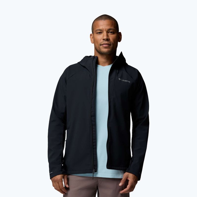Geacă softshell pentru bărbați Columbia Trailborne black 5