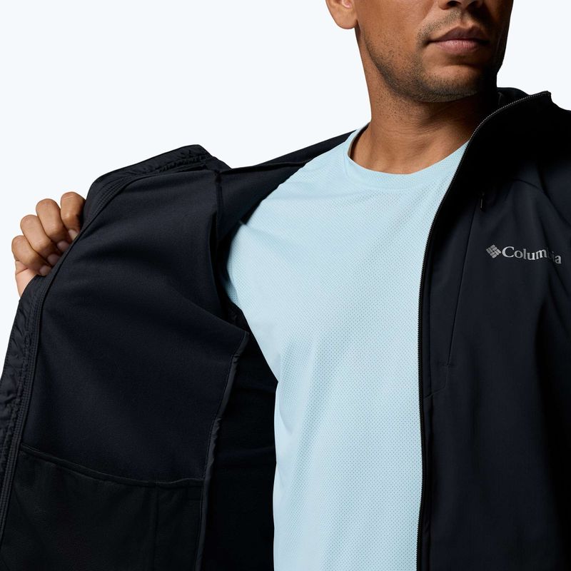 Geacă softshell pentru bărbați Columbia Trailborne black 9