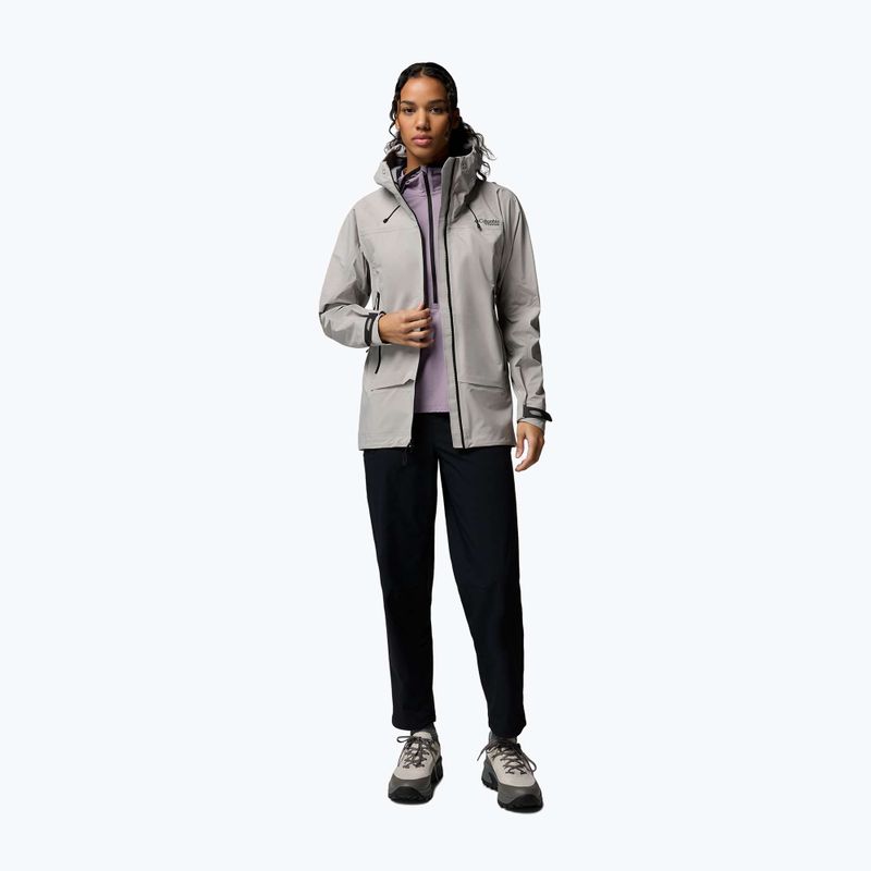 Geacă softshell pentru femei Columbia Saudan Pro 3L flint grey 2