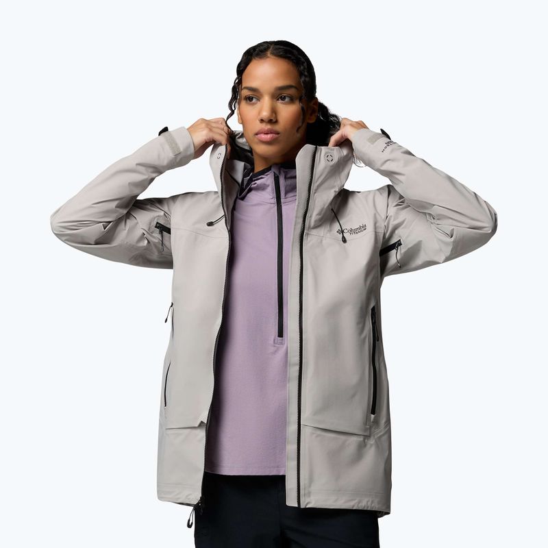 Geacă softshell pentru femei Columbia Saudan Pro 3L flint grey 5
