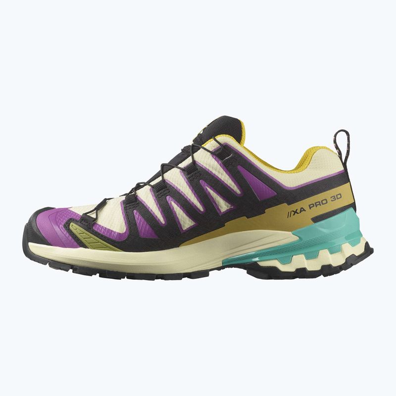 Încălțăminte de alergare pentru femei Salomon XA PRO 3D V9 GTX transparent yellow/black/waterfall 9