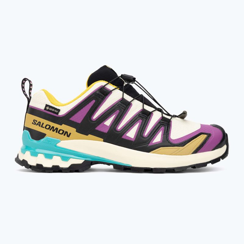 Încălțăminte de alergare pentru femei Salomon XA PRO 3D V9 GTX transparent yellow/black/waterfall 2