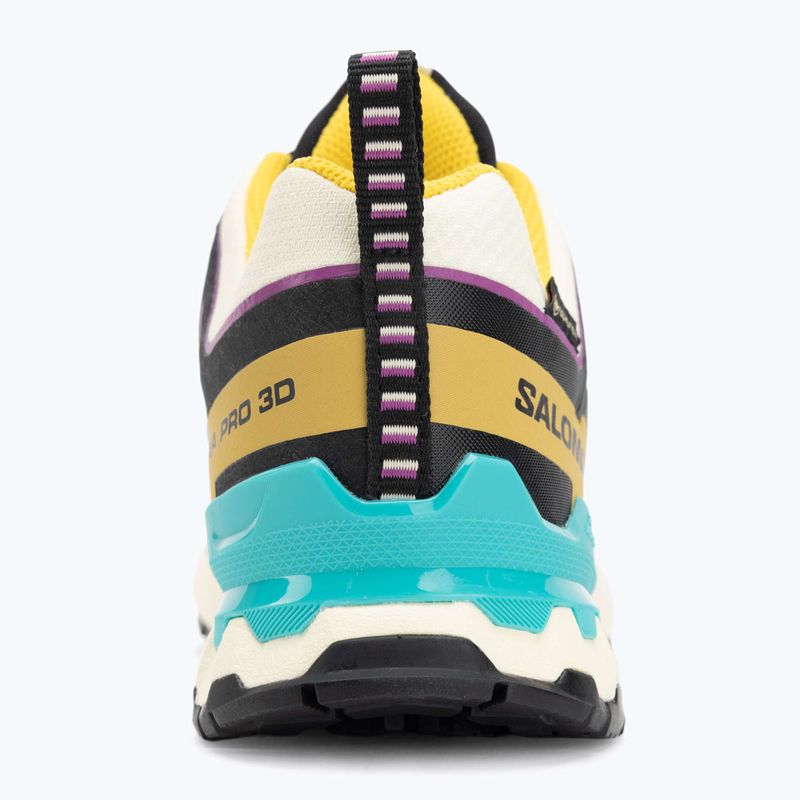 Încălțăminte de alergare pentru femei Salomon XA PRO 3D V9 GTX transparent yellow/black/waterfall 6