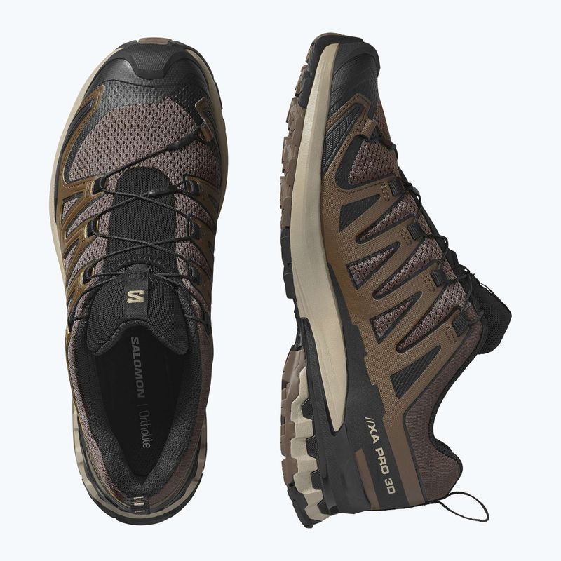 Încălțăminte de alergare pentru bărbați Salomon XA Pro 3D V9 falcon/desert tan/black 8