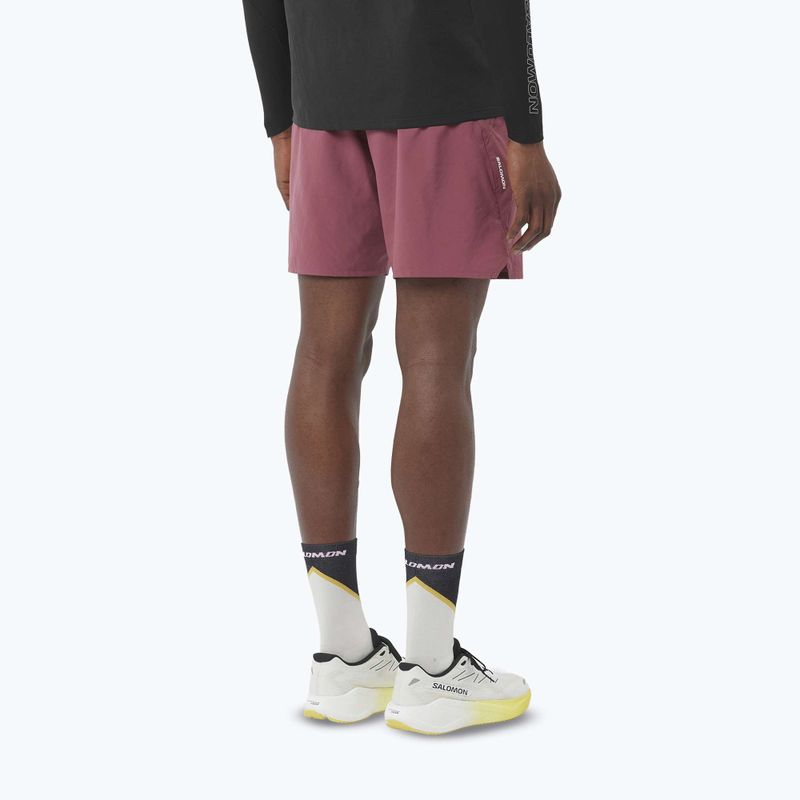 Pantaloni scurți de alergare pentru bărbați Salomon Shakeout C 2IN1 7" nocturne 2