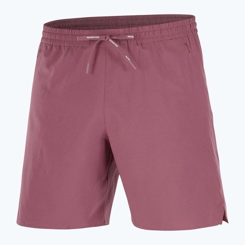 Pantaloni scurți de alergare pentru bărbați Salomon Shakeout C 2IN1 7" nocturne 5