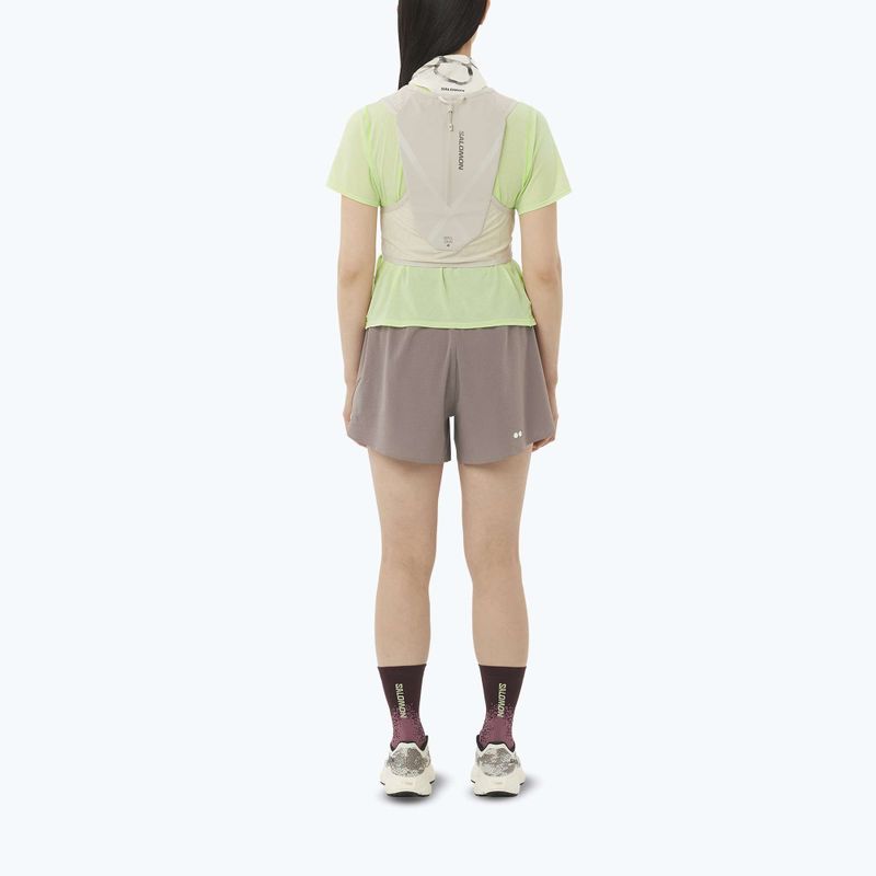 Pantaloni scurți de alergare pentru femei Salomon Sense Aero Stow 4" iron 2