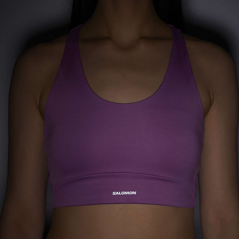 Sutien de antrenament Salomon SHAKEout Core iris orchid 6