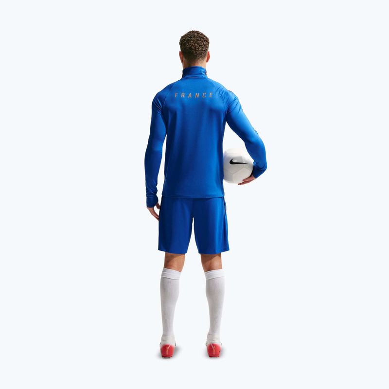 Pantaloni scurți de fotbal pentru bărbați Nike FFF Strike game royal/metallic copper 3