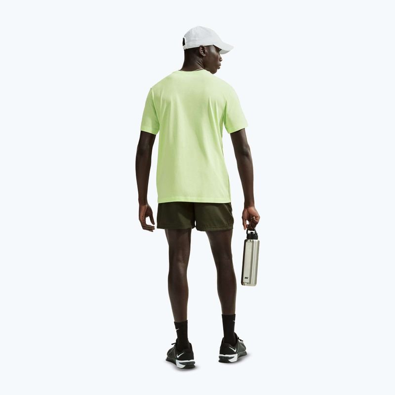 Tricou pentru bărbați Nike Dri-Fit light liquid/lime/black 3