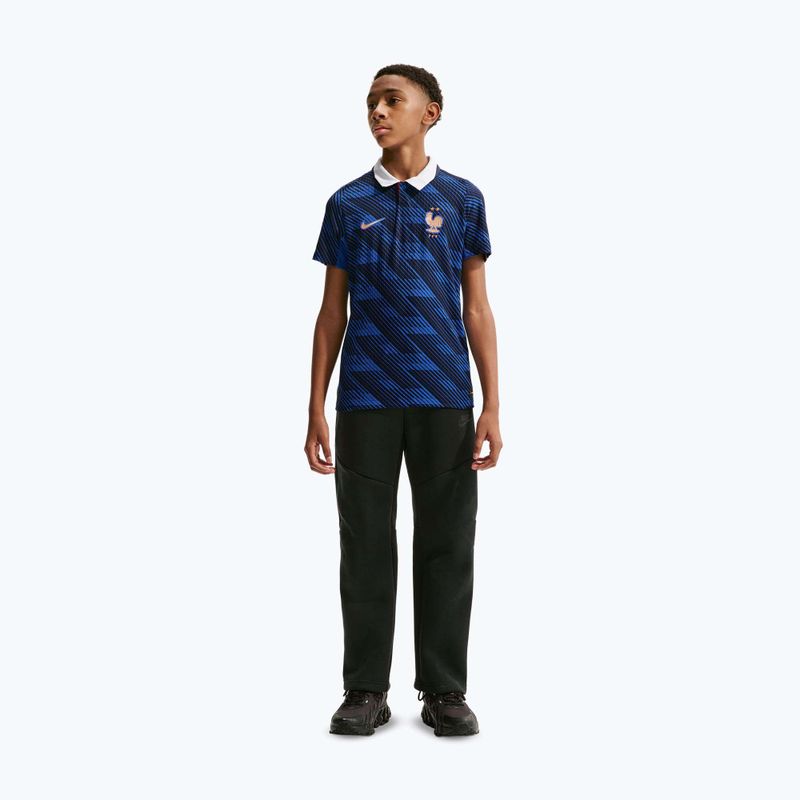 Tricou de fotbal pentru copii Nike FFF 2026/27 Match Home game royal/metallic copper 5