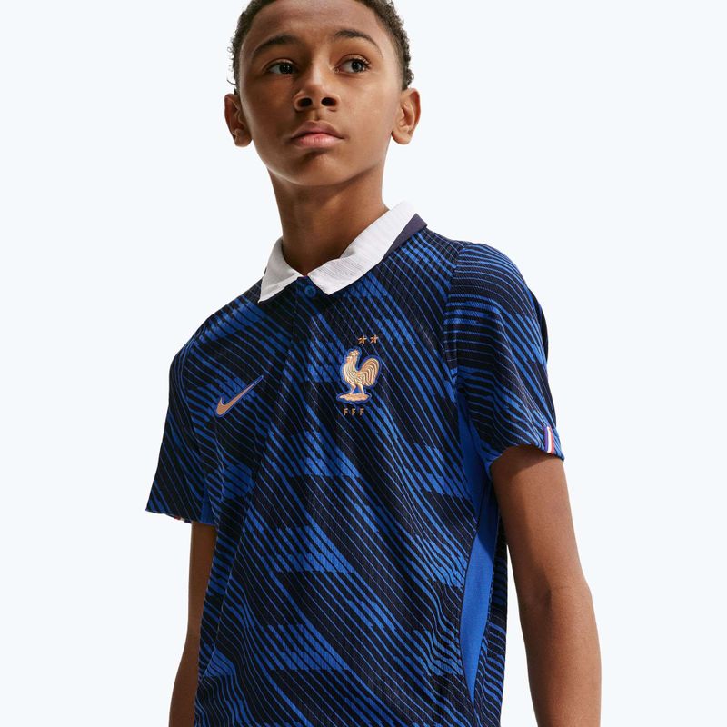 Tricou de fotbal pentru copii Nike FFF 2026/27 Match Home game royal/metallic copper 7