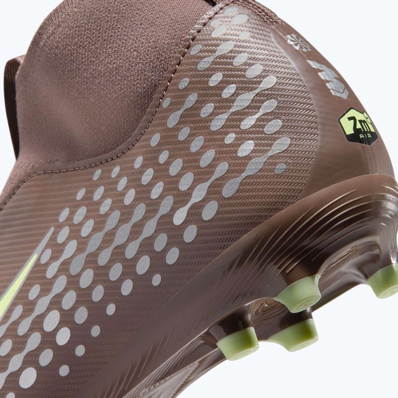 Încălțăminte de fotbal pentru copii Nike Mercurial Superfly 10 Academy "Kylian Mbappé" Jr FG plum eclipse/metallic silver 8