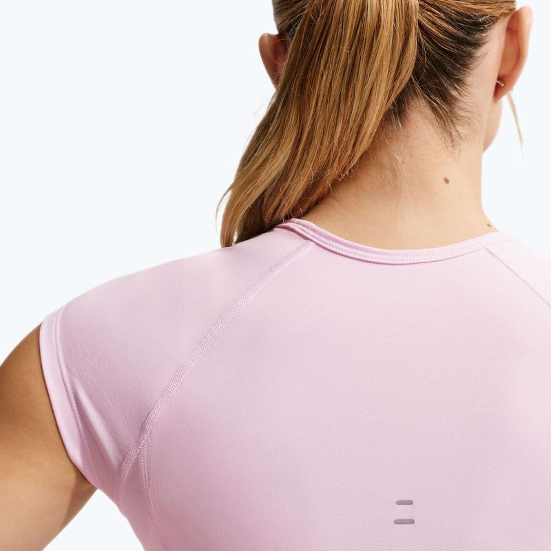 Tricou de alergare pentru femei Nike Swoosh Run Dri-Fit pink foam/photon dust/white 5