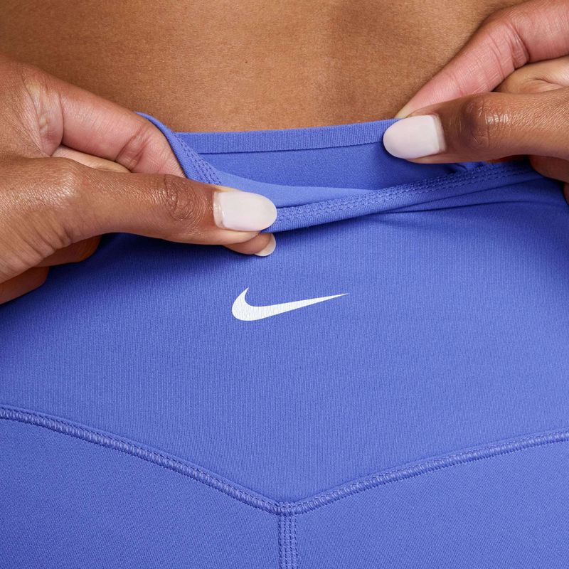 Pantaloni de antrenament pentru femei Nike Zenvy High-Waisted Flared sapphire/white 3