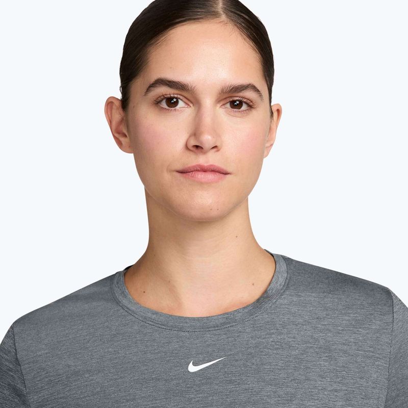 Tricou pentru femei Nike One Classic Dri-Fit smoke grey/heather/white 3