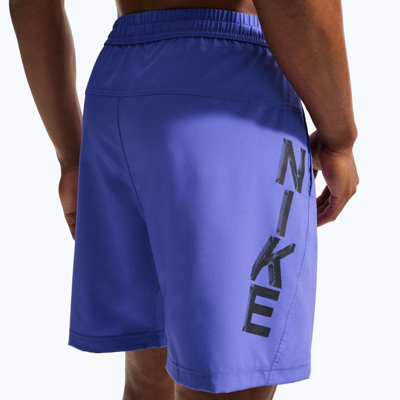 Pantaloni scurți de antrenament pentru bărbați Nike Form Dri-Fit Versatile 7" persian violet/black 4