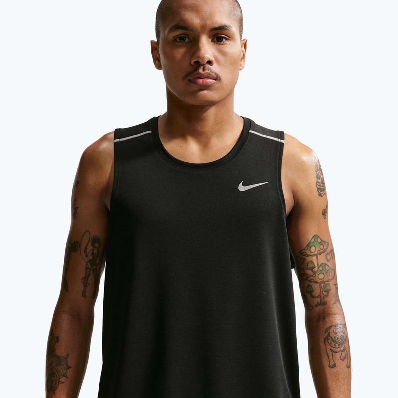 Tricou de alergare pentru bărbați Nike Miler Dri-Fit black 4