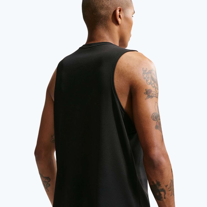 Tricou de alergare pentru bărbați Nike Miler Dri-Fit black 5