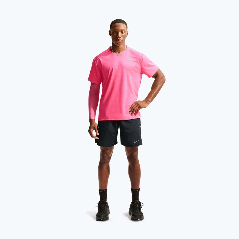 Pantaloni scurți pentru bărbați Nike Miler Dri-Fit 7" black/black 2